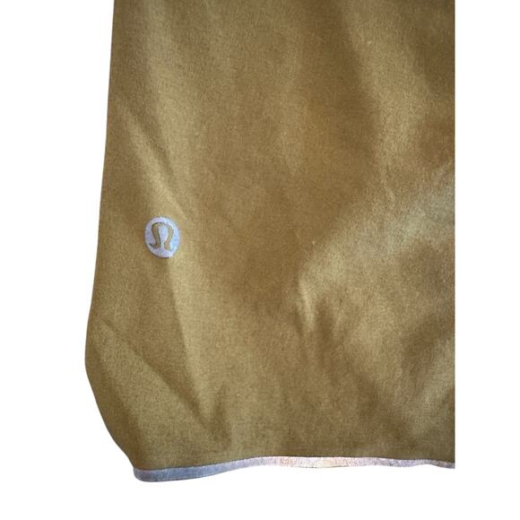 Lululemon Olive Green Men’s Lined Running Shorts 4” Medium Athletic Gym Wear - Picture 5 of 9